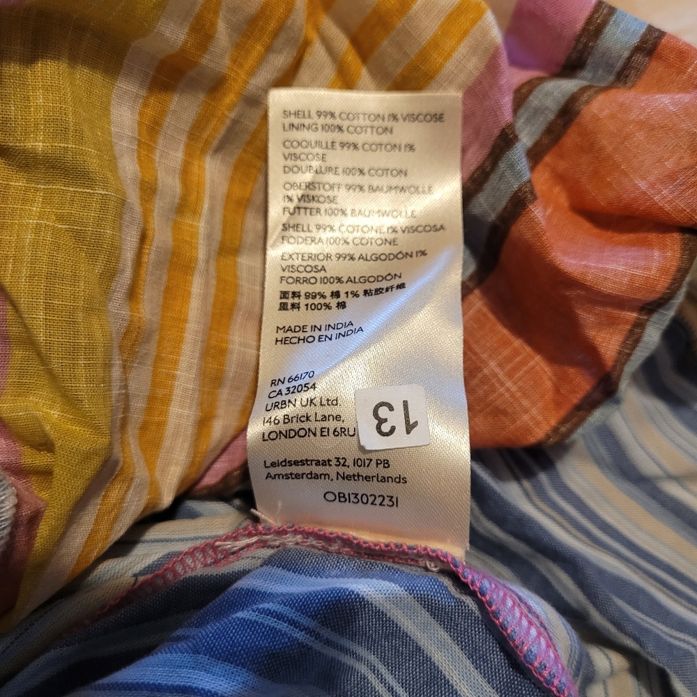 NEW Anthropologie Pilcro Plaid Patchwork Midi Dress Sz SP - Picture 14 of 15